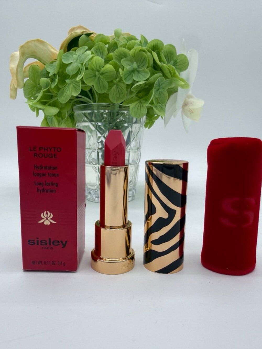 Sisley Le Phyto Rouge Lipstick 28 Rose Shanghai 3.4g 0.11oz New in Box